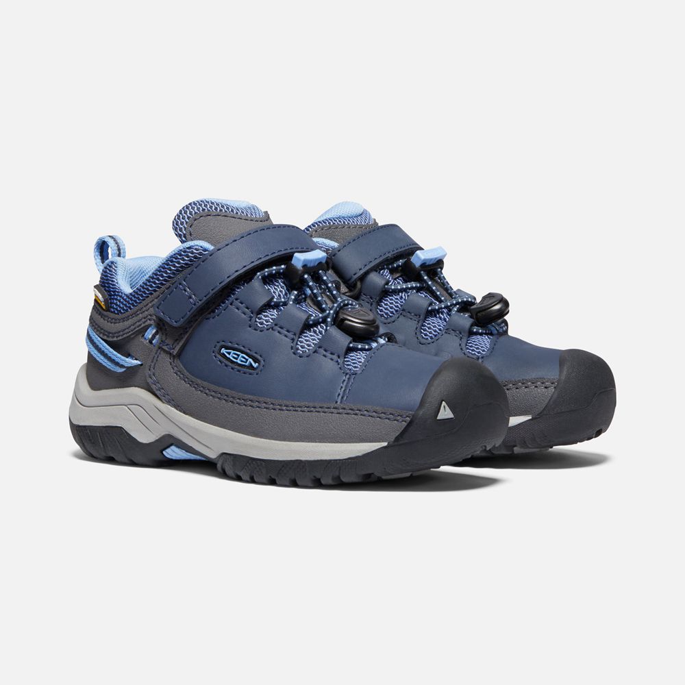 Keen Wandelschoenen Kinderen Blauw - Targhee Waterproof - 15346-JGBX